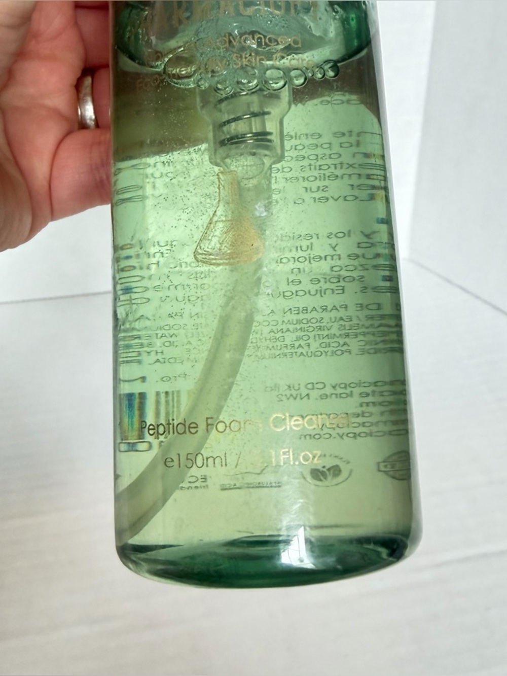 Pharmaciopy Peptide Foam Cleanser 150mL/5.1 oz Mild Gentle AHA Alfalfa No Cap - Picture 4 of 8